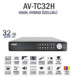 32 Kanallı 960H DVR Kayıt Cihazı AV-TC32H